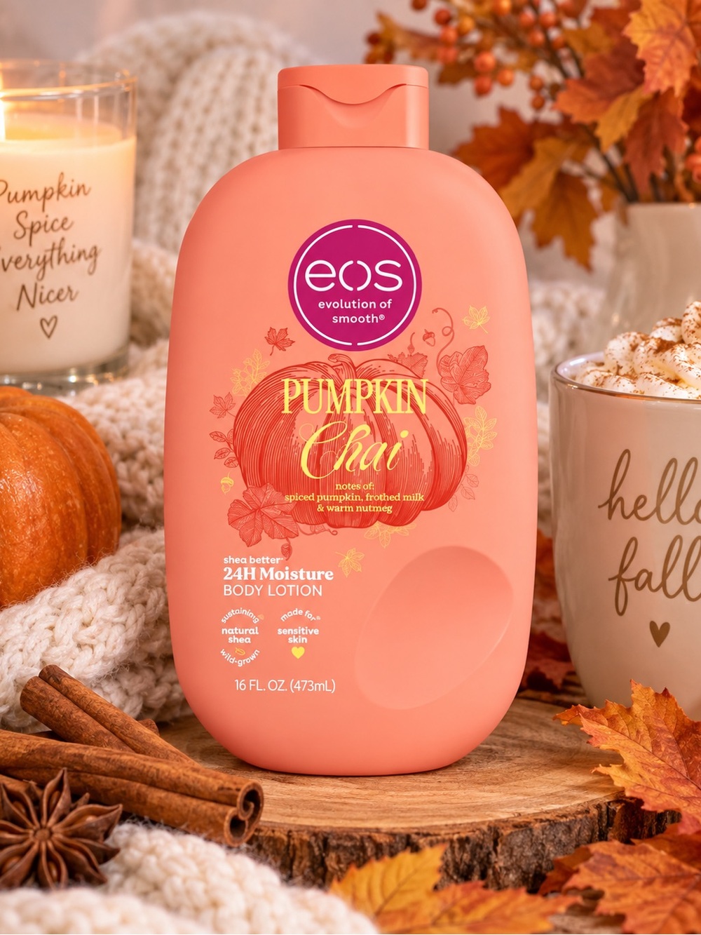 eos Pumpkin Chai Body Lotion — Limited Edition
